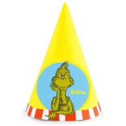 Dr. Seuss Grinch Cone Hats 6pk